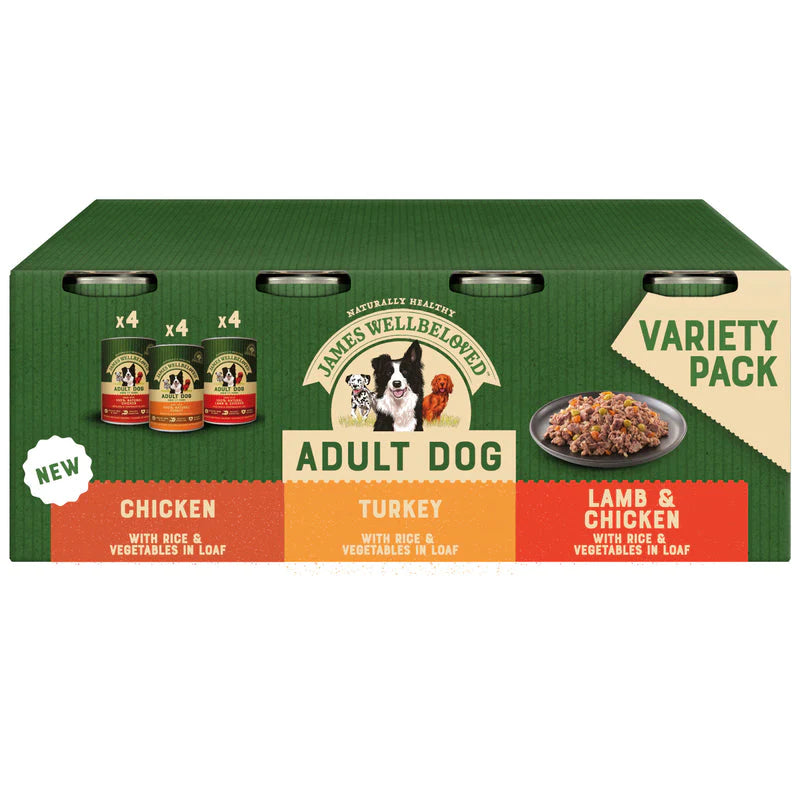 James Wellbeloved Adult Wet Dog Food Tins